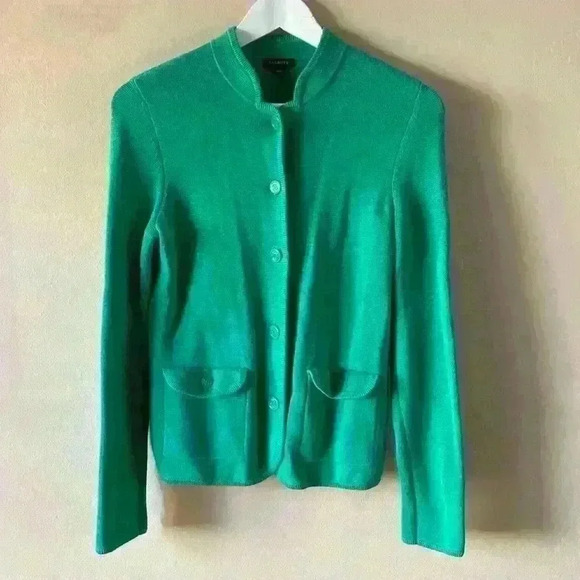 Talbots Women’s Long Sleeve Cardigan XS Collar Button Down - Picture 1 of 8